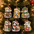 10 Diamantmalerei Weihnachtsanhänger Motive sortiert – 3