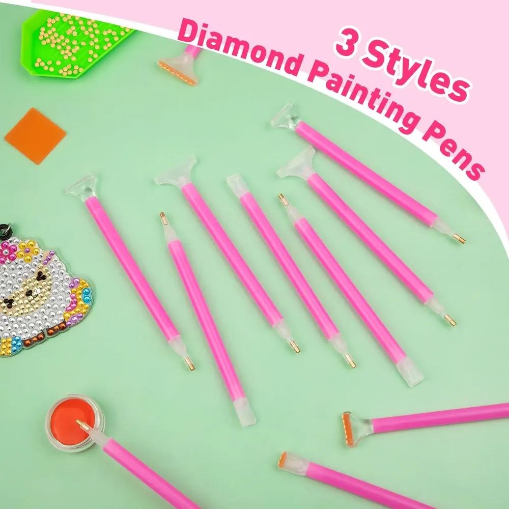 10er Pack Diamond Painting Stifte mit 3 Bohrgrößen