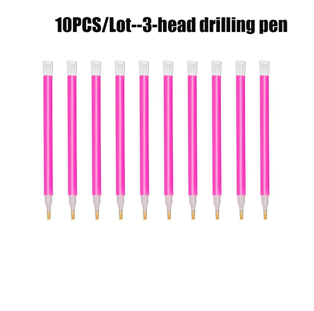 10er Pack Diamond Painting Stifte mit 3 Bohrgrößen