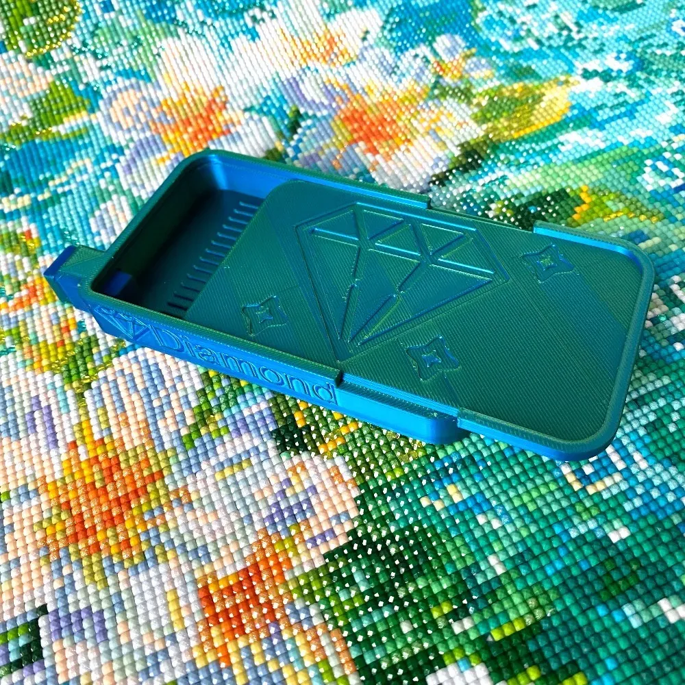 11 Farben Diamantmalerei Aufbewahrungsbox Werkzeug Zubehör für Liebhaber