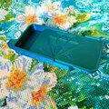 11 Farben Diamantmalerei Aufbewahrungsbox Werkzeug Zubehör für Liebhaber – Farbe Turquoise