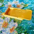 11 Farben Diamantmalerei Aufbewahrungsbox Werkzeug Zubehör für Liebhaber – Farbe yellow