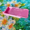 11 Farben Diamantmalerei Aufbewahrungsbox Werkzeug Zubehör für Liebhaber – Farbe pink