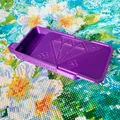 11 Farben Diamantmalerei Aufbewahrungsbox Werkzeug Zubehör für Liebhaber – Farbe Purple