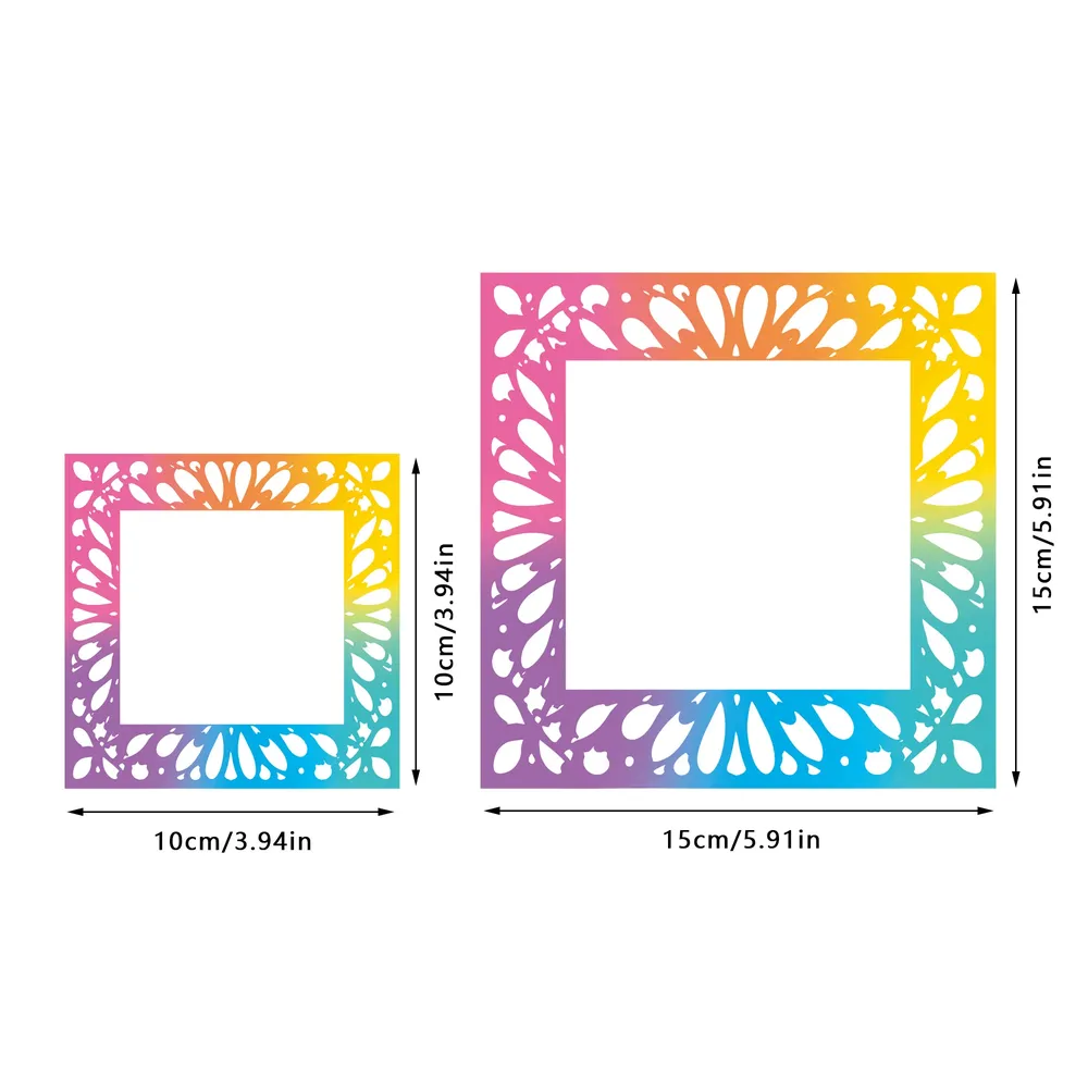 12 Blatt Diamond Painting Papier 10 bis 15 cm