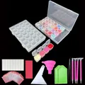 28 Gitter Diamantmalerei Aufbewahrungsbox mit Trichter Zubehör – 1