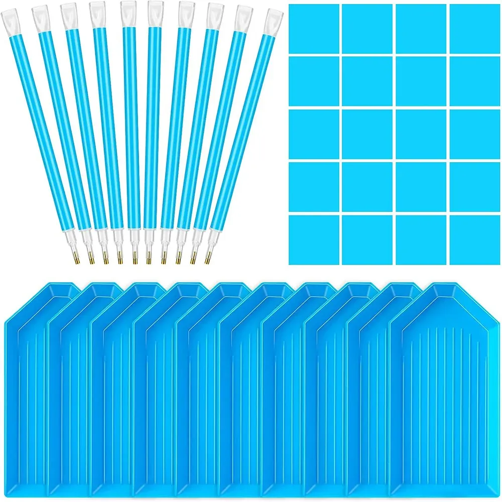 40 Stück Diamond Painting Werkzeugset mit Stiften