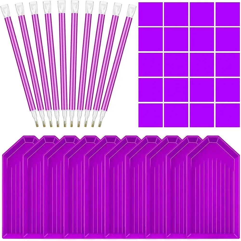 40 Stück Diamond Painting Werkzeugset mit Stiften