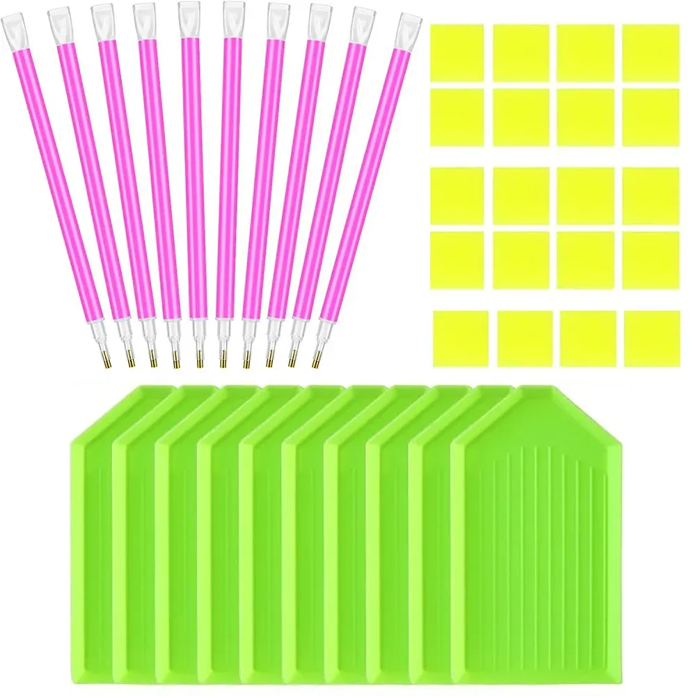 40 Stück Diamond Painting Werkzeugset mit Stiften
