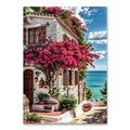 5D Diamantmalerei Europäische Architektur Landschaft mit Vollbohrern – Farbe KEP-639U