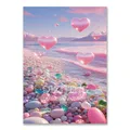 5D Diamantmalerei Europäische Architektur Landschaft mit Vollbohrern – Farbe KEP-645U