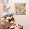 5D Diamantmalerei Hase Tee Party Vollquadrat für Erwachsene Kunsthandwerk – 1