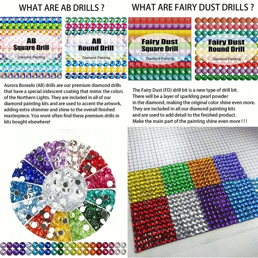5D Diamantmalerei Hexe Katze 30 x 30 bis 50 x 50 cm