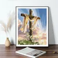 5D Diamantmalerei Jesus Kreuz religiöse Mosaik Heimdekoration Geschenk – 3