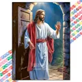 5D Diamantmalerei Jesus Kreuz religiöse Mosaik Heimdekoration Geschenk – Farbe XBG-1410