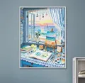 5D Diamantmalerei Meeresruhe Sommer Vollquadrat AB 45x60cm – 6