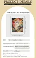 5D Diamantmalerei Mondlicht Katzenflüstern Vollquadrat AB 45x60cm – 4