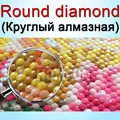 5D Diamantmalerei nach Foto mit quadratischen oder runden Bohrern – Farbe Vollrundbohrer