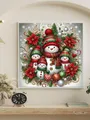 5D Diamantmalerei Set Weihnachts Schneemann mit Vollbohrern – 2