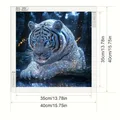 5D Diamantmalerei Wald Tiger mit Vollbohrern – 2