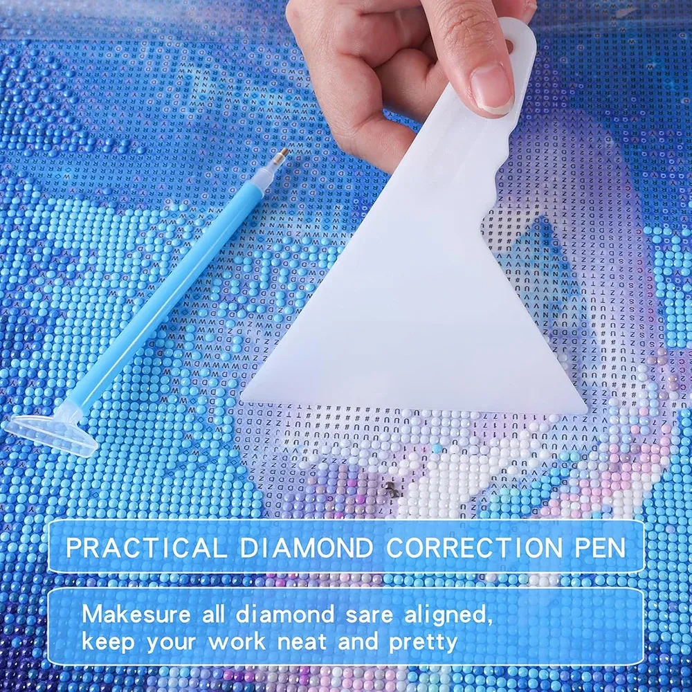 5D Diamantmalerei Werkzeugset mit 28 Fächern und Zubehör