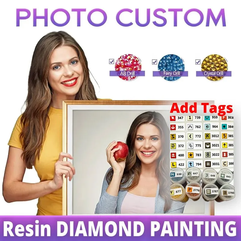 5D DIY Diamantmalerei mit AB und Feenstaub Bohrer