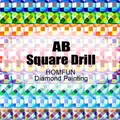 5D DIY Diamantmalerei mit AB und Feenstaub Bohrer – Farbe AB Square Drill