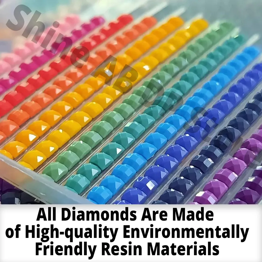 5D DIY Diamantmalerei mit AB und Feenstaub Bohrer