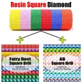 5D DIY Diamantmalerei mit AB und Feenstaub Bohrer – Farbe Resin AB FD Square 3