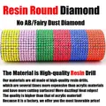 5D DIY Diamantmalerei mit AB und Feenstaub Bohrer – Farbe Resin Round Drill