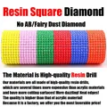 5D DIY Diamantmalerei mit AB und Feenstaub Bohrer – Farbe Resin Square Drill