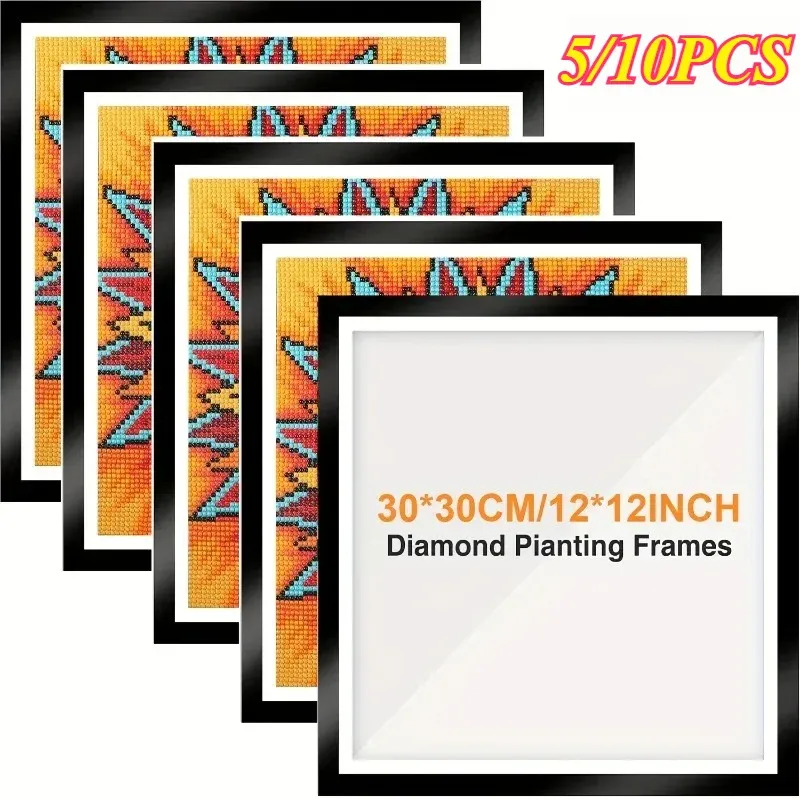 5er Set Magnetrahmen für Diamantbilder 30x30 cm