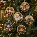 6 Diamantmalerei Weihnachtsanhänger 10 cm Set – 2