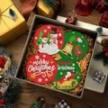 8er Set Weihnachtsmuster Diamantmalerei Untersetzer für Kinder – 2