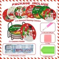 8er Set Weihnachtsmuster Diamantmalerei Untersetzer für Kinder – 3