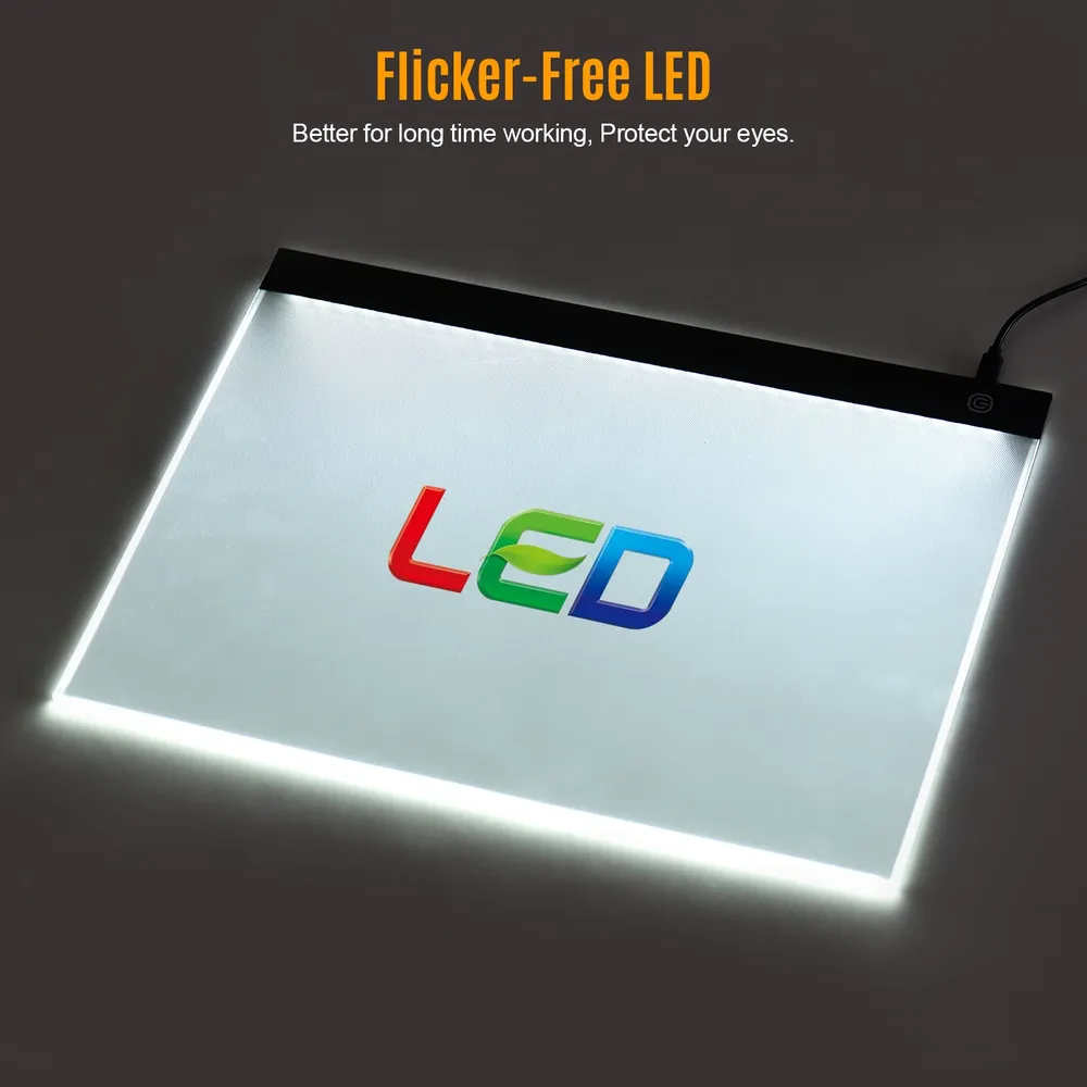 A3 LED Lichtpad Diamantmalerei Zeichenbrett USB Grafiktablett