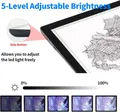 A4 Magnetisches Lichtpad 5 Helligkeitsstufen kabellos Diamantmalerei – 2