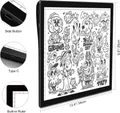 A4 Magnetisches Lichtpad 5 Helligkeitsstufen kabellos Diamantmalerei – 5