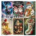 AB Diamantmalerei Weihnachtsdeko 20 x 25 bis 50 x 70 cm – 1
