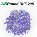 AB Runder Bohrer Diamantmalerei Strasssteine 50g – Farbe AB Round Drill 208
