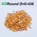 AB Runder Bohrer Diamantmalerei Strasssteine 50g – Farbe AB Round Drill 436