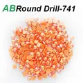 AB Runder Bohrer Diamantmalerei Strasssteine 50g – Farbe AB Round Drill 741