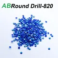 AB Runder Bohrer Diamantmalerei Strasssteine 50g – Farbe AB Round Drill 820