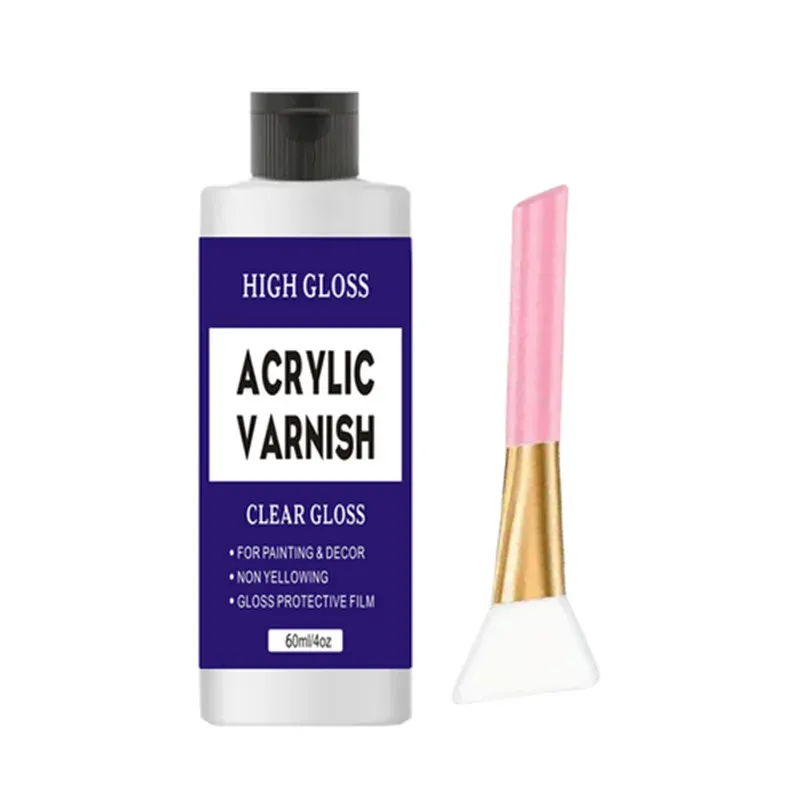 Acryl Lack Diamantmalerei 60 bis 200 ml mit Pinsel