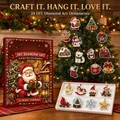 Adventskalender 24 Anhänger Weihnachten Baumschmuck – 3