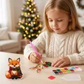 Adventskalender 24 Anhänger Weihnachten Baumschmuck Tier/Santa – 4