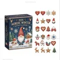 Adventskalender 24 Figuren Weihnachtsbaum Anhänger Acryl – 2