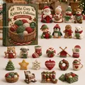 Adventskalender 24 Figuren Weihnachtsbaum Anhänger Acryl – 3