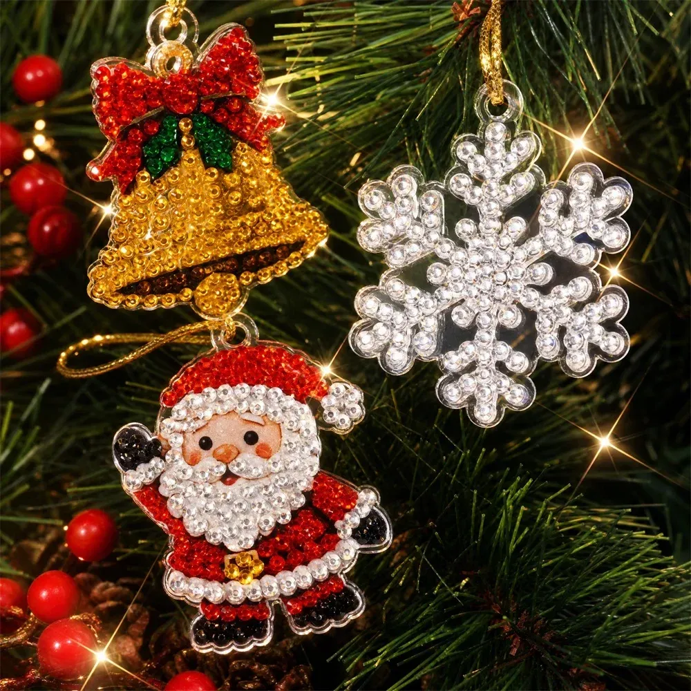 Adventskalender Diamantkunst 24 Tage Weihnachtsanhänger