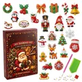 Adventskalender Diamantkunst 24 Tage Weihnachtsanhänger – Farbe SP-SD1-A